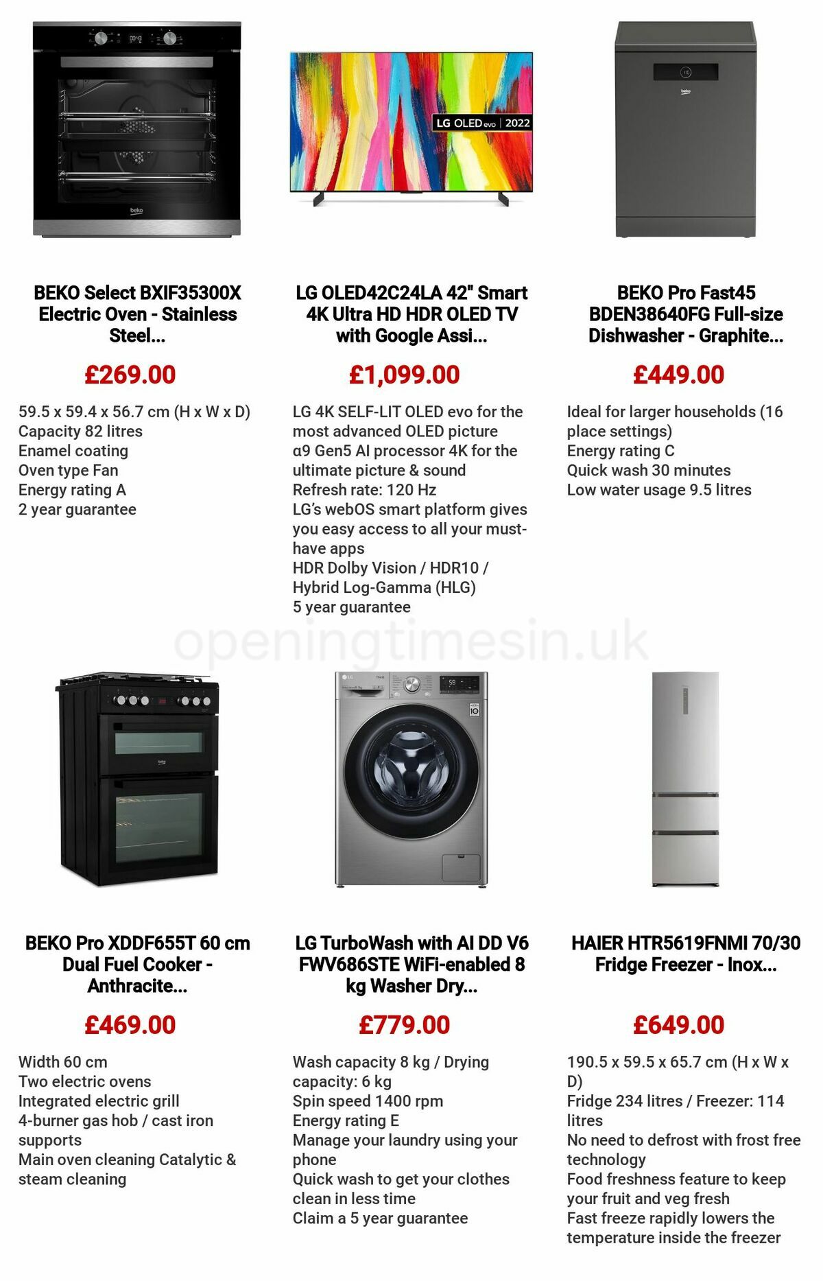 Currys Offers from 20 October