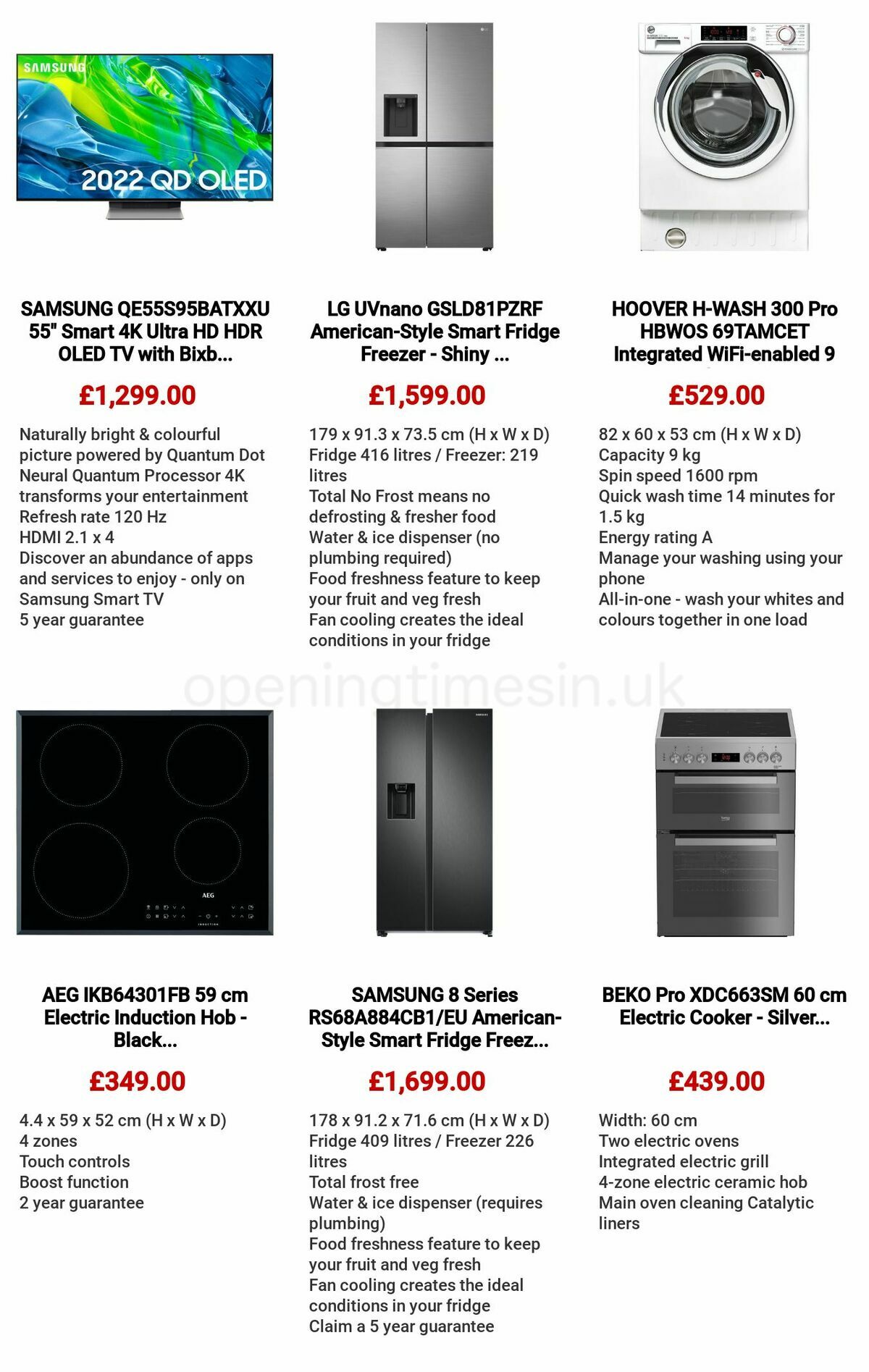 Currys Offers from 20 October