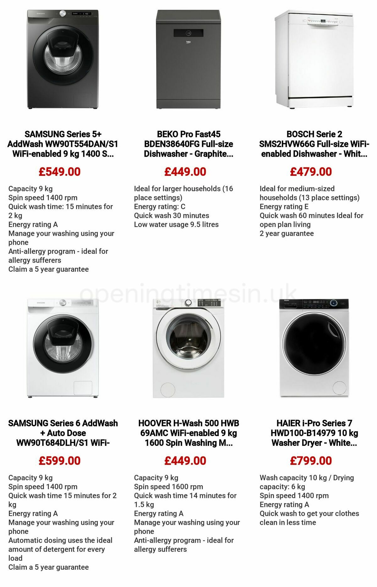 Currys Offers from 20 October