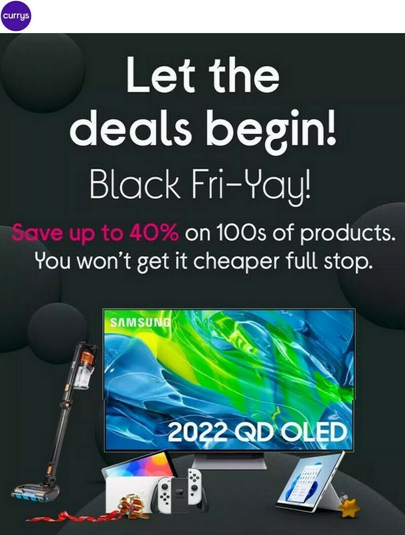 Currys Offers from 3 November