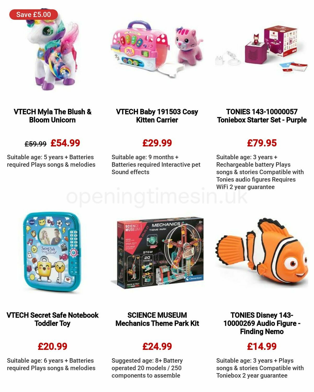 Currys Offers from 1 December