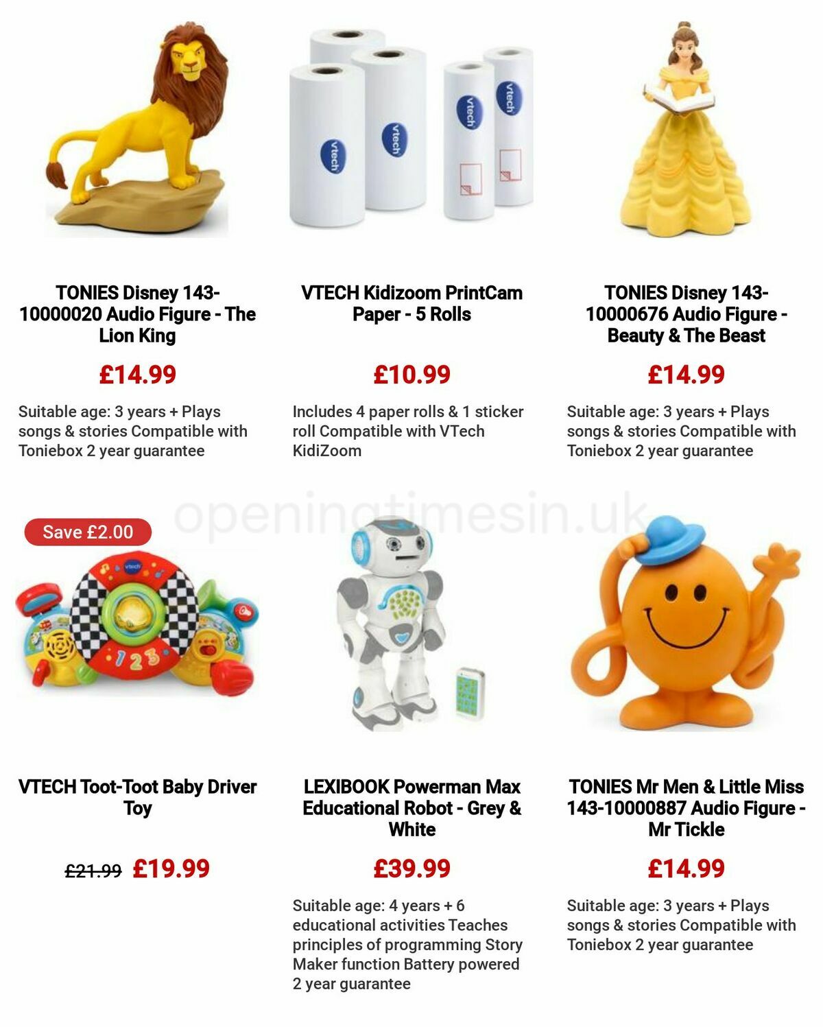 Currys Offers from 1 December