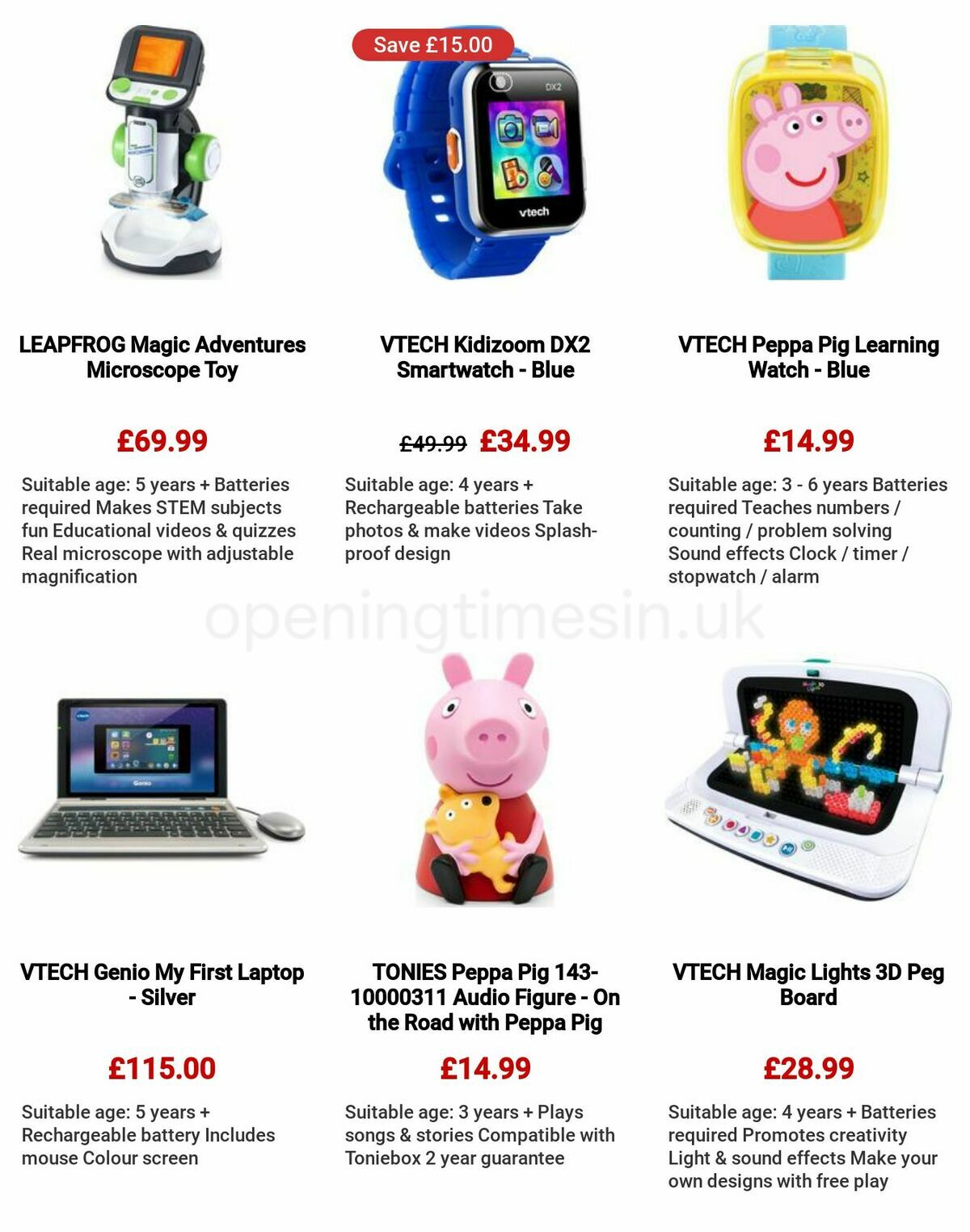 Currys Offers from 1 December