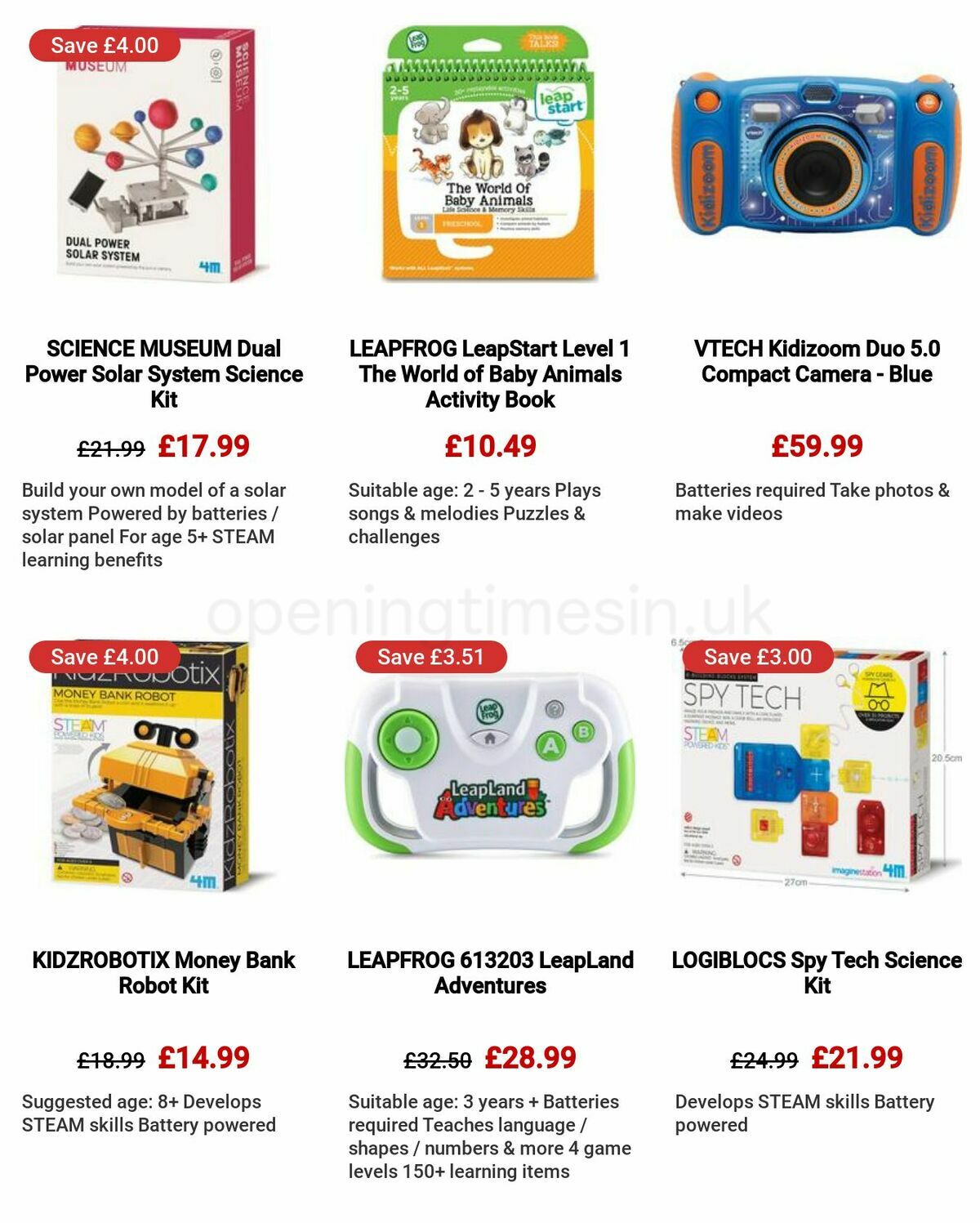 Currys Offers from 1 December