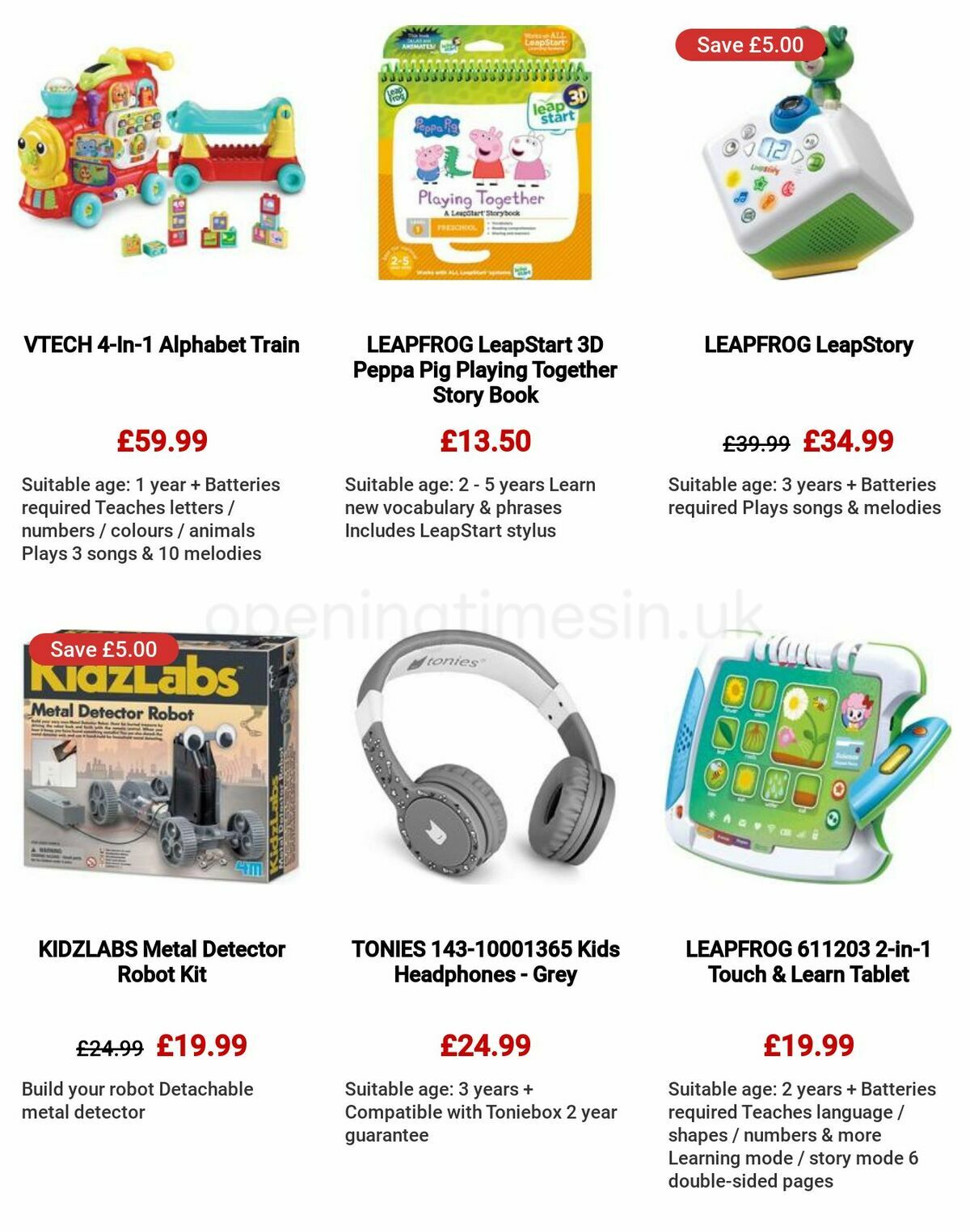 Currys Offers from 1 December
