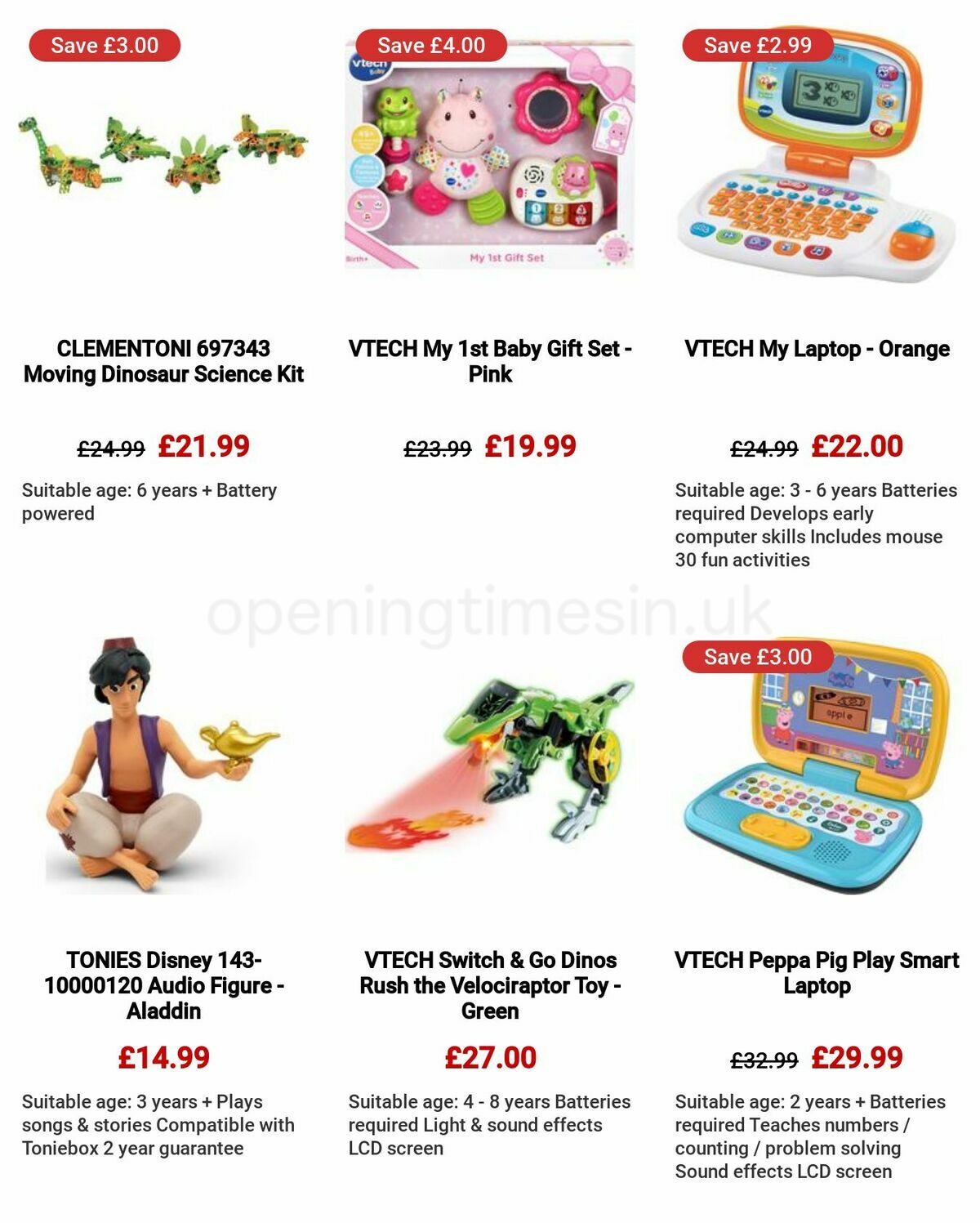 Currys Offers from 1 December