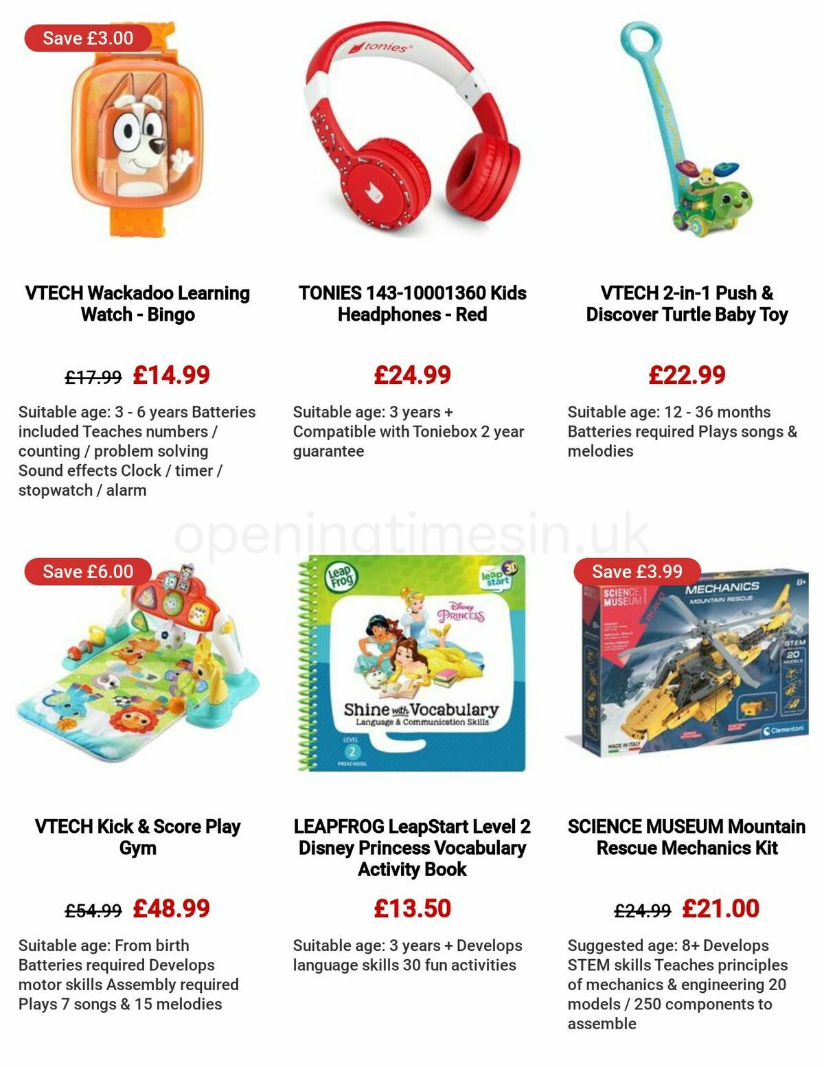 Currys Offers from 1 December