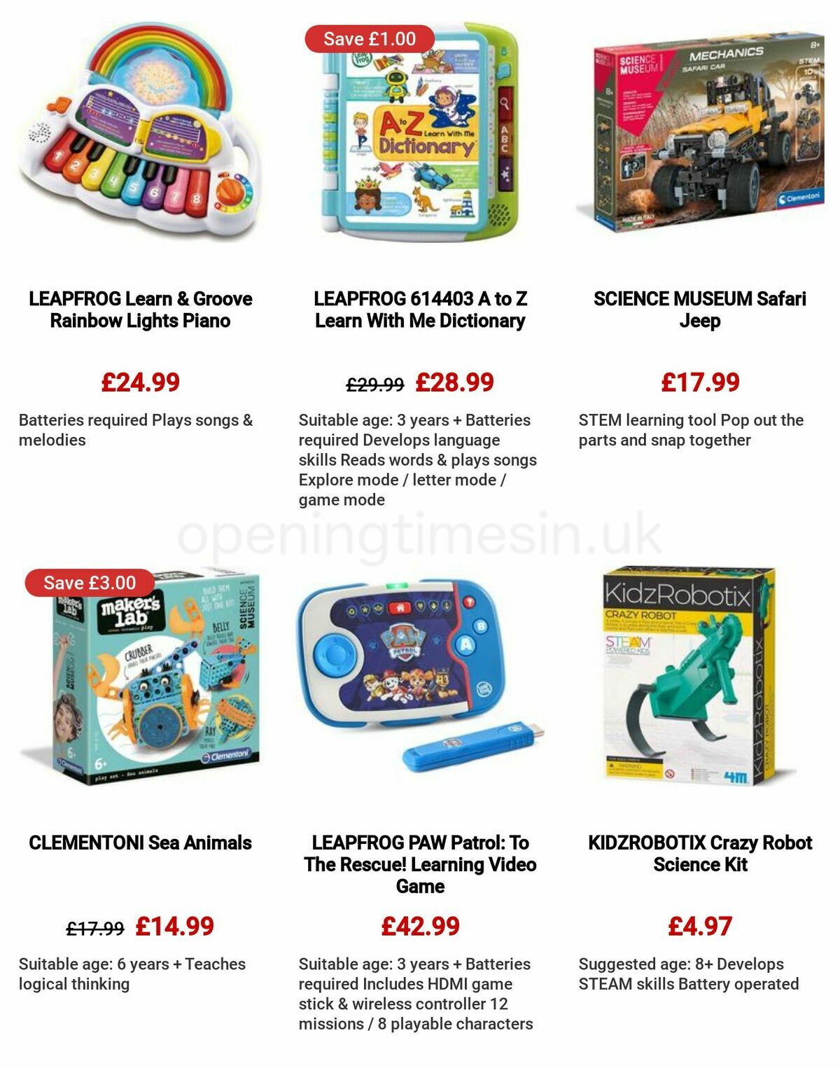 Currys Offers from 1 December