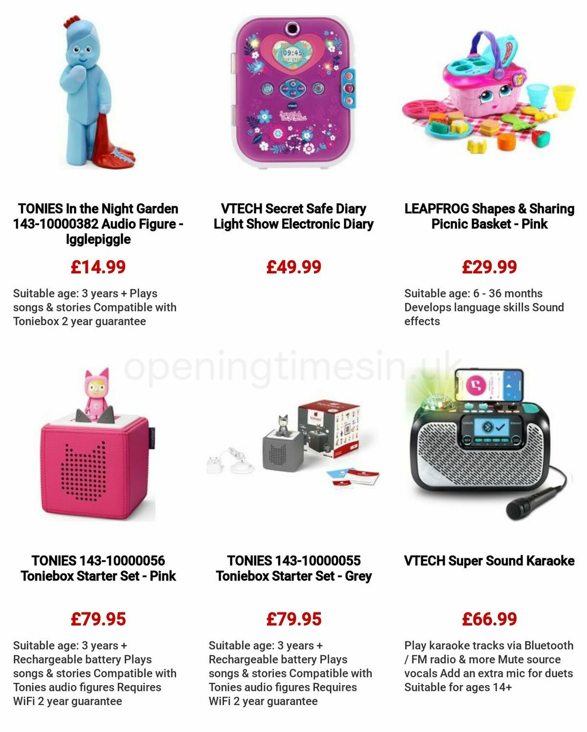 Currys Offers from 1 December