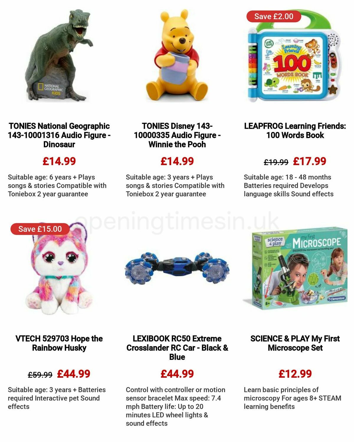 Currys Offers from 1 December