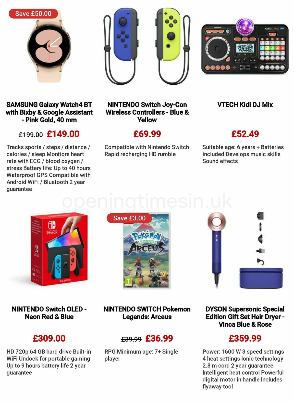 Currys Offers from 8 December