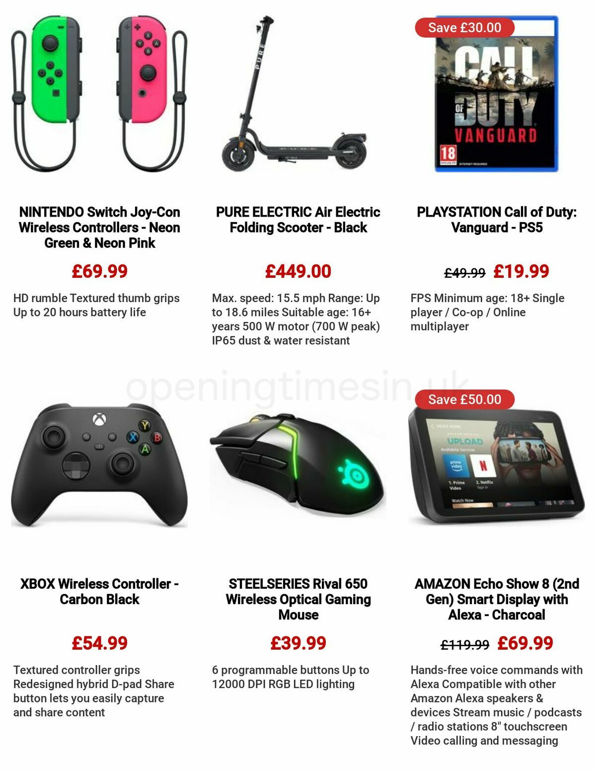 Currys Offers from 8 December
