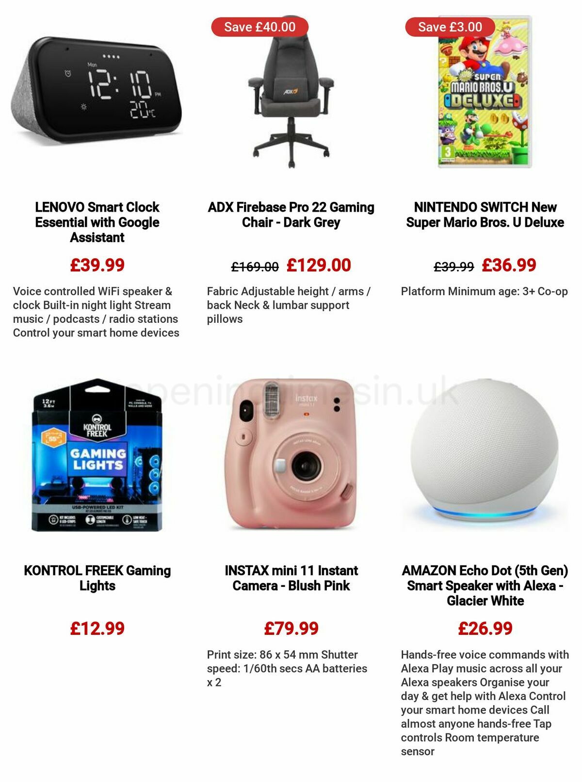 Currys Offers from 8 December