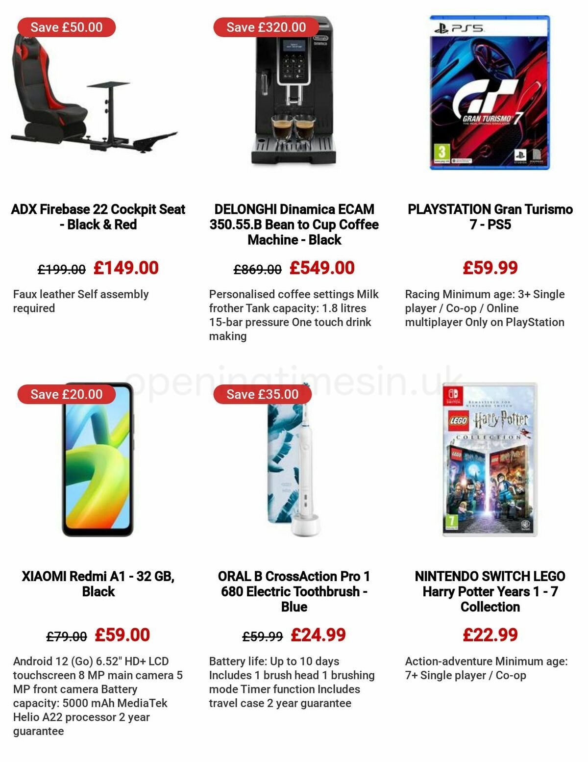 Currys Offers from 8 December