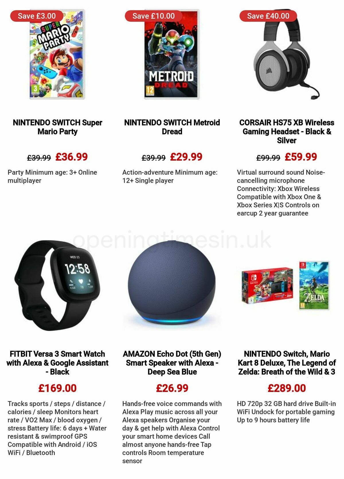 Currys Offers from 8 December