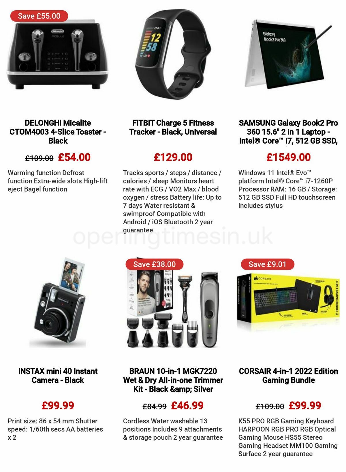 Currys Offers from 8 December