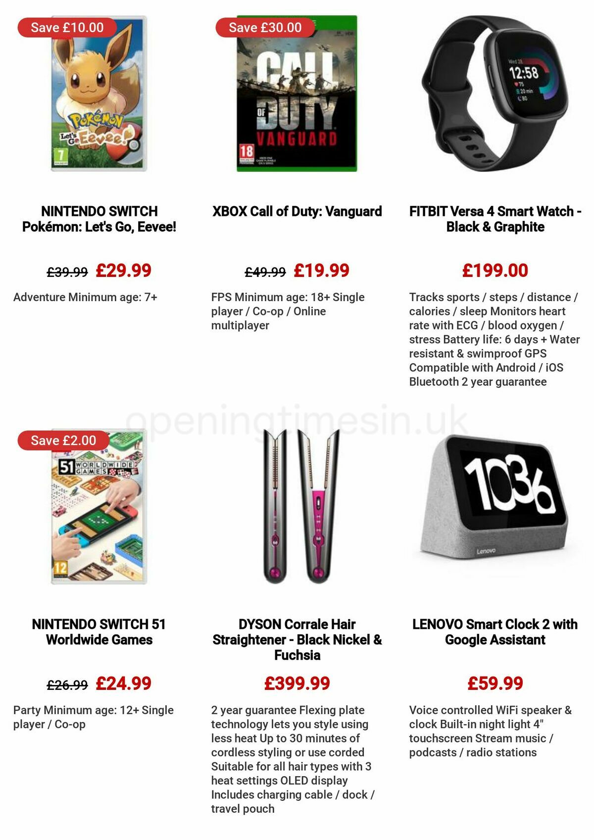 Currys Offers from 8 December