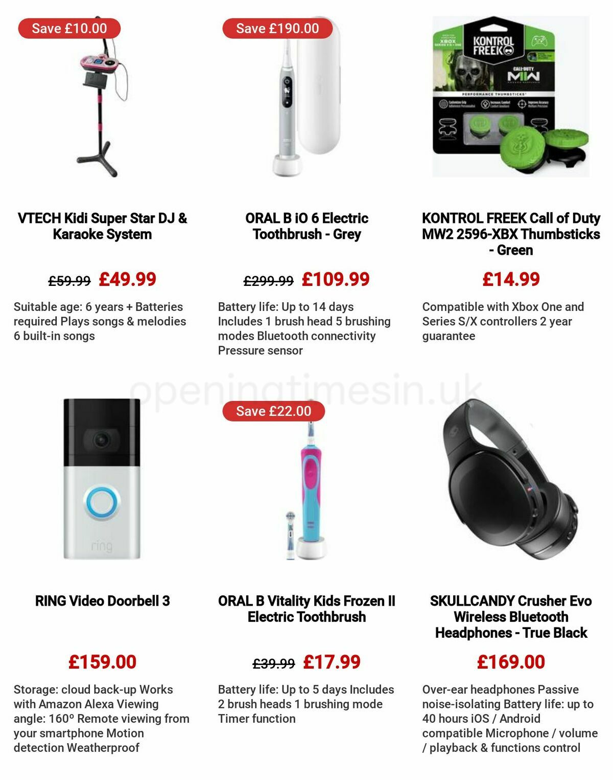Currys Offers from 8 December