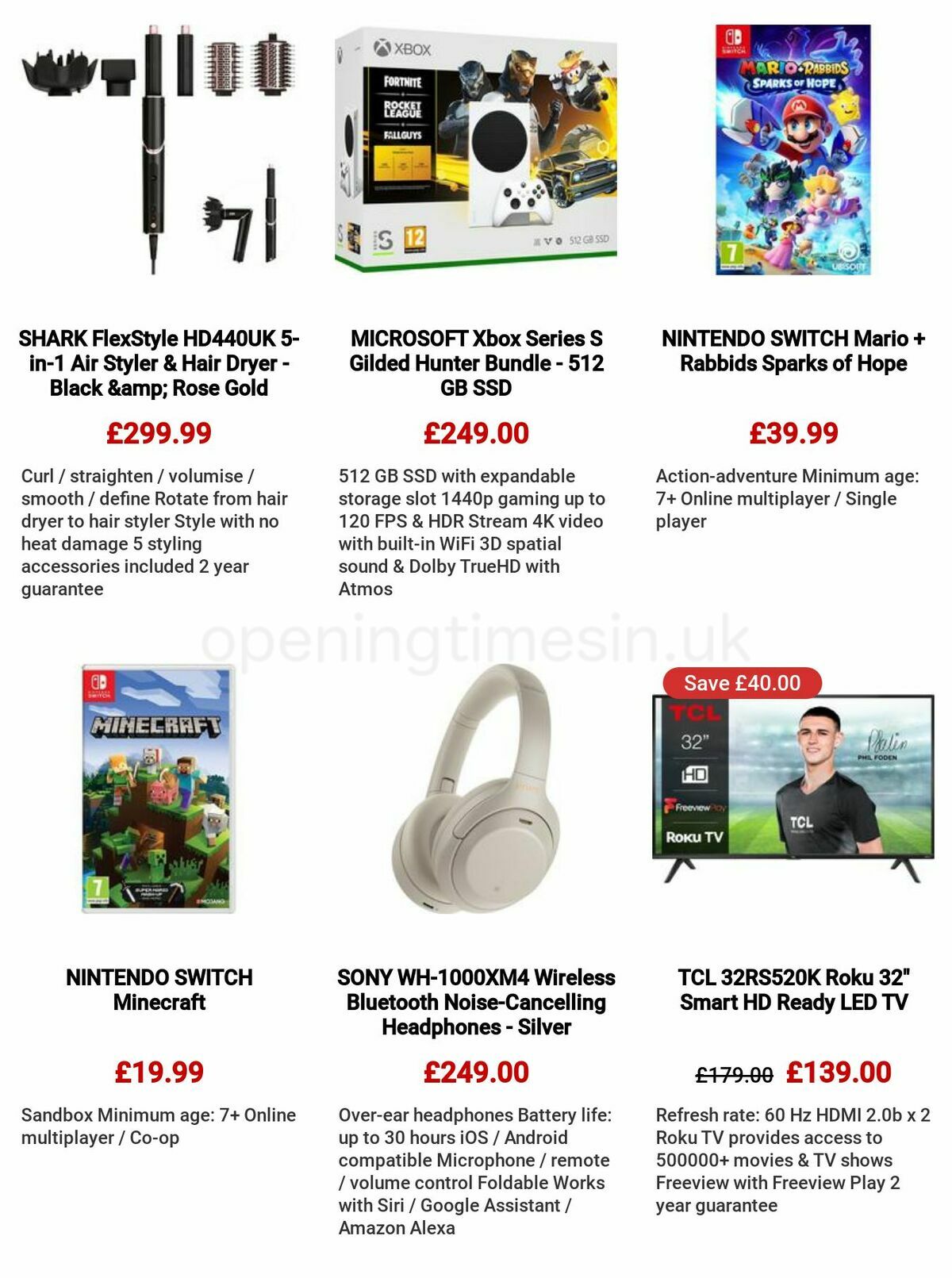 Currys Offers from 8 December