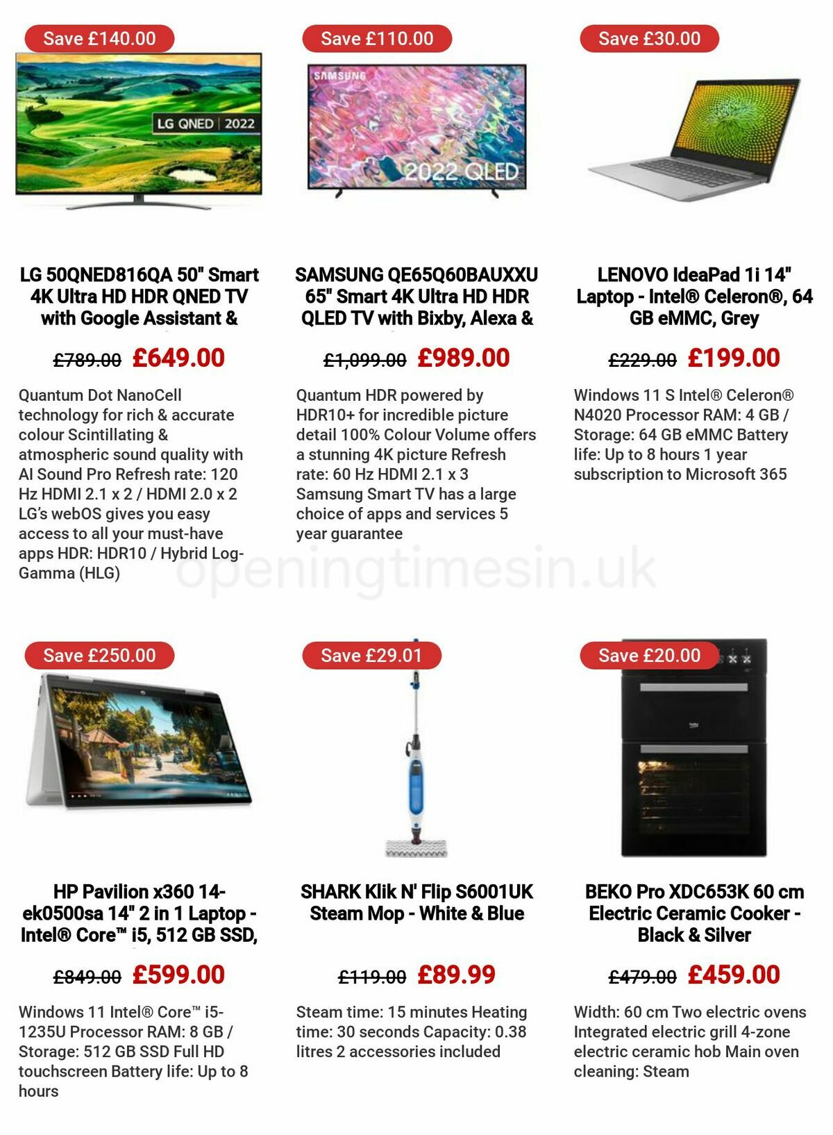 Currys Offers from 23 February