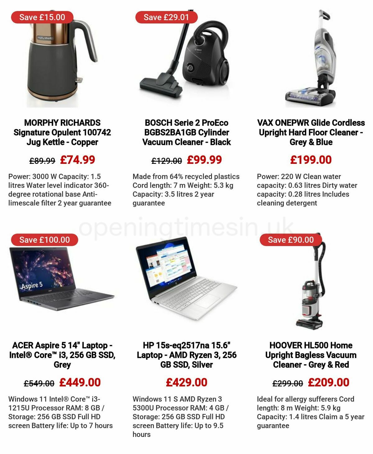 Currys Offers from 23 February
