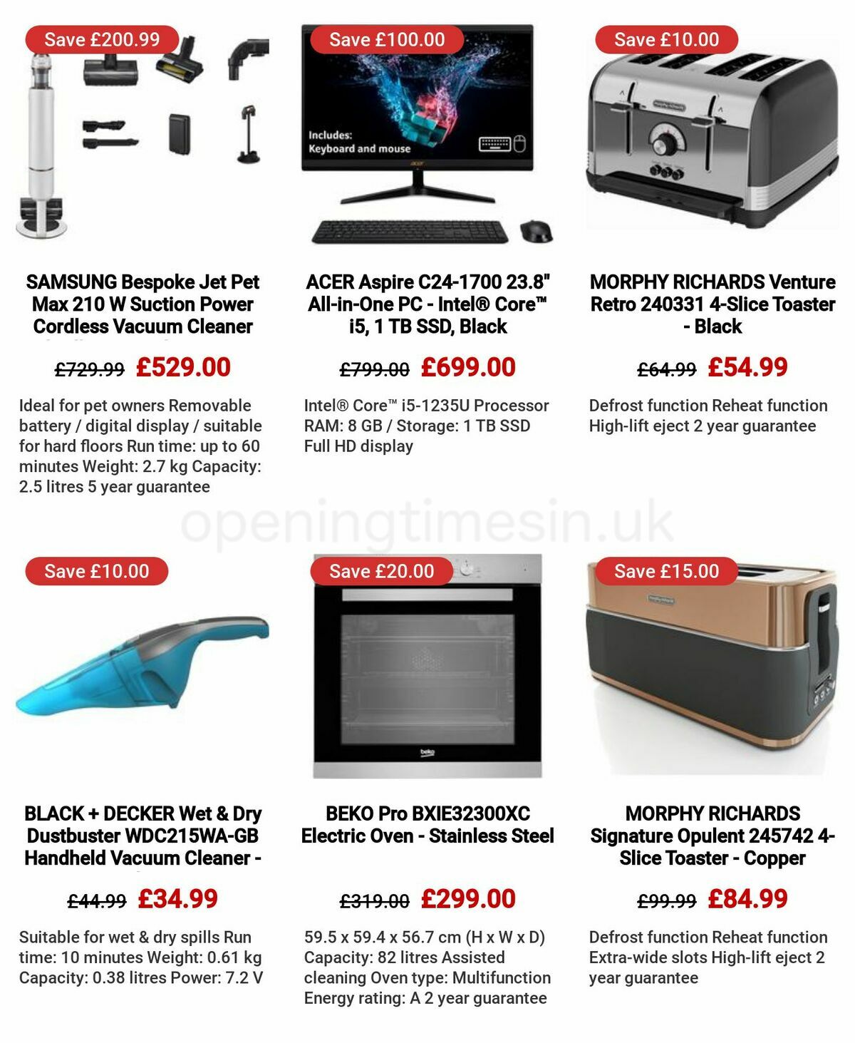 Currys Offers from 23 February