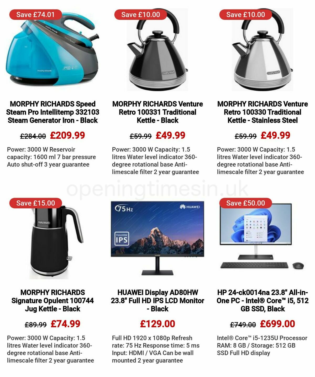 Currys Offers from 23 February