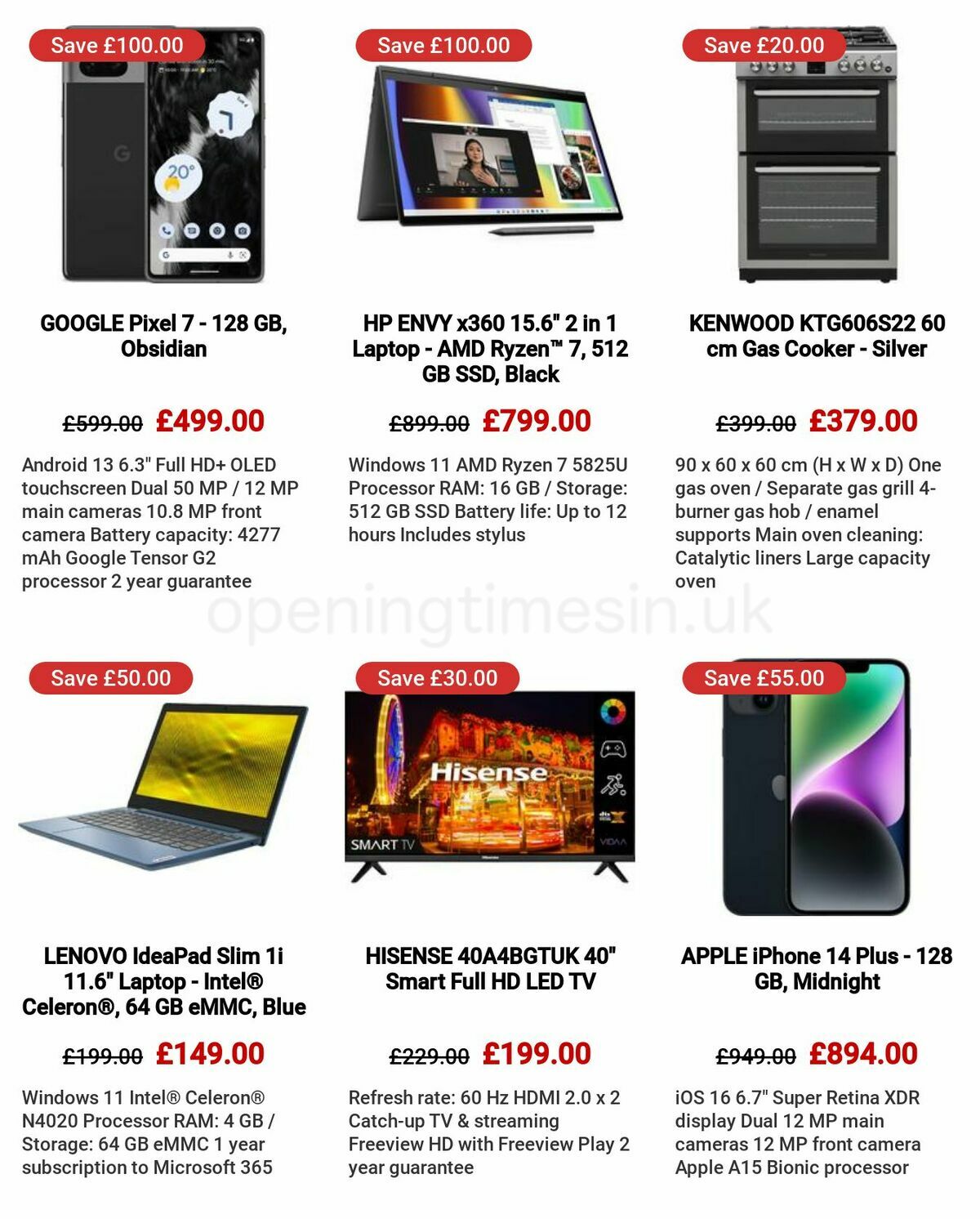 Currys Offers from 23 February