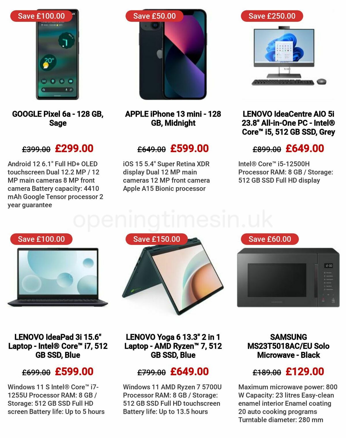 Currys Offers from 23 February