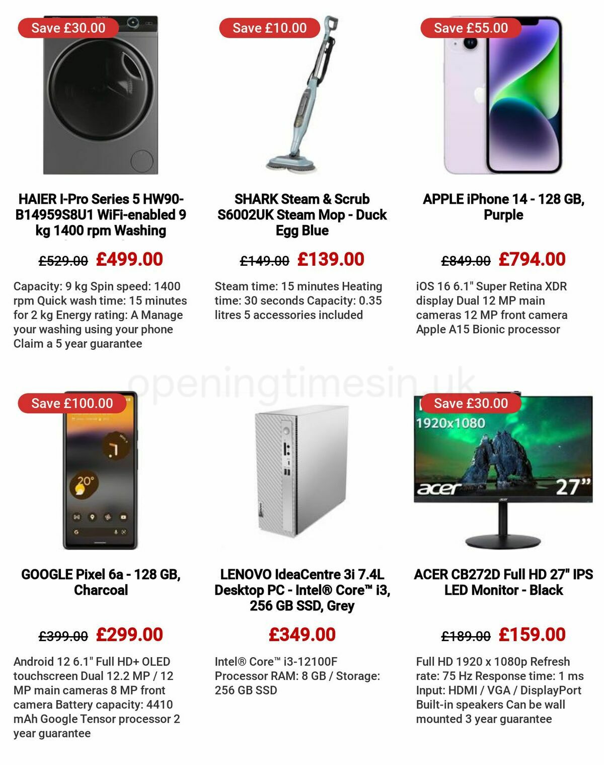Currys Offers from 23 February