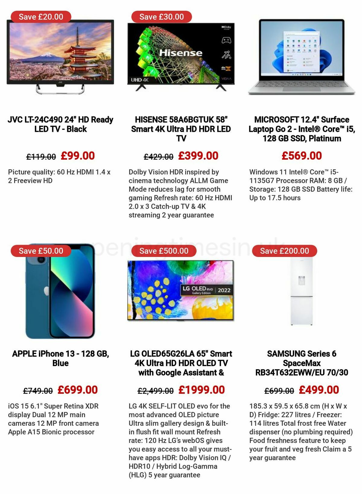 Currys Offers from 23 February
