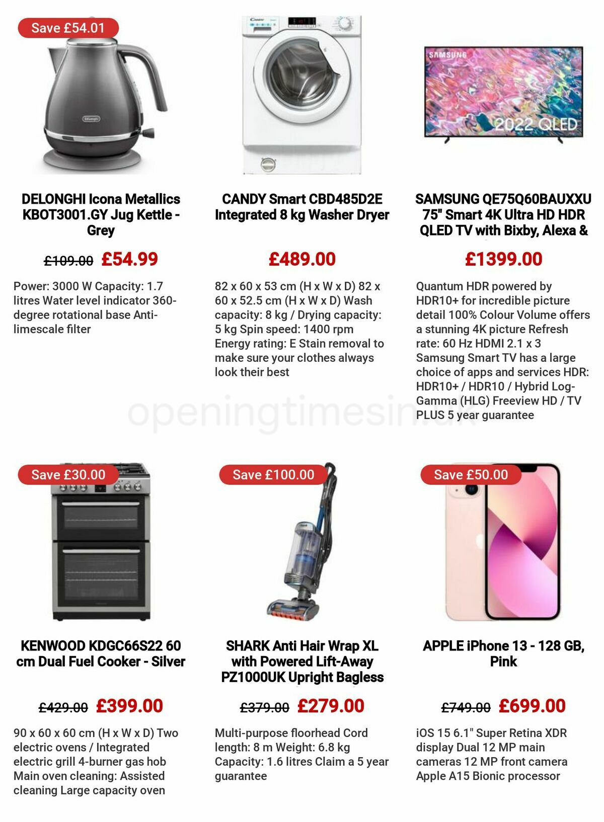 Currys Offers from 23 February