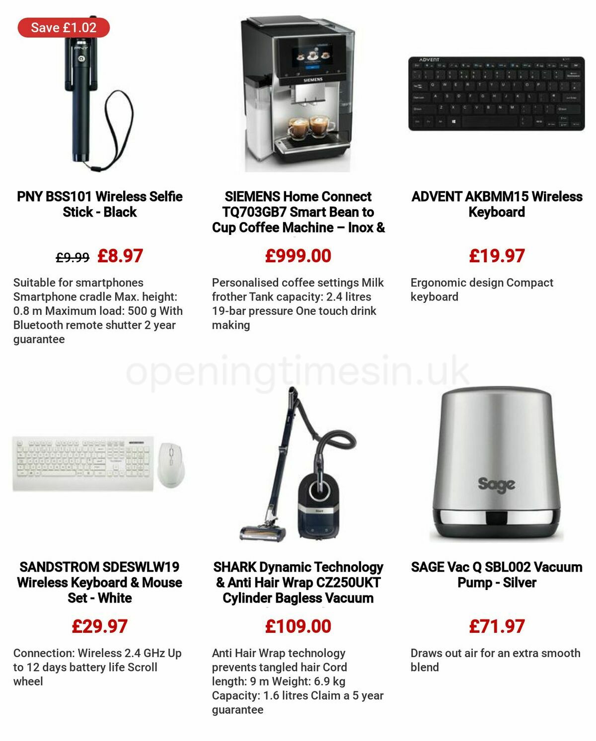 Currys Offers from 9 March
