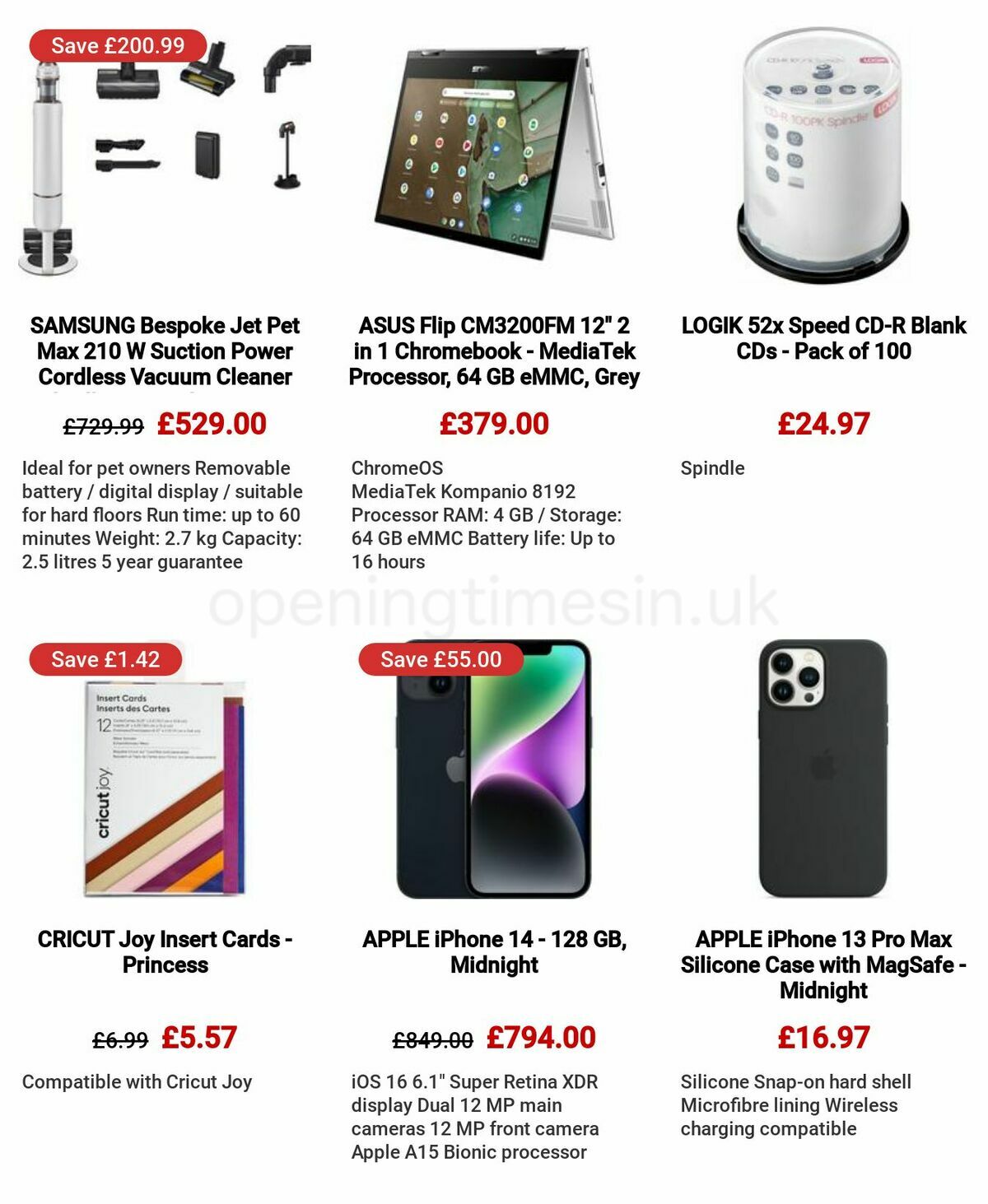 Currys Offers from 9 March