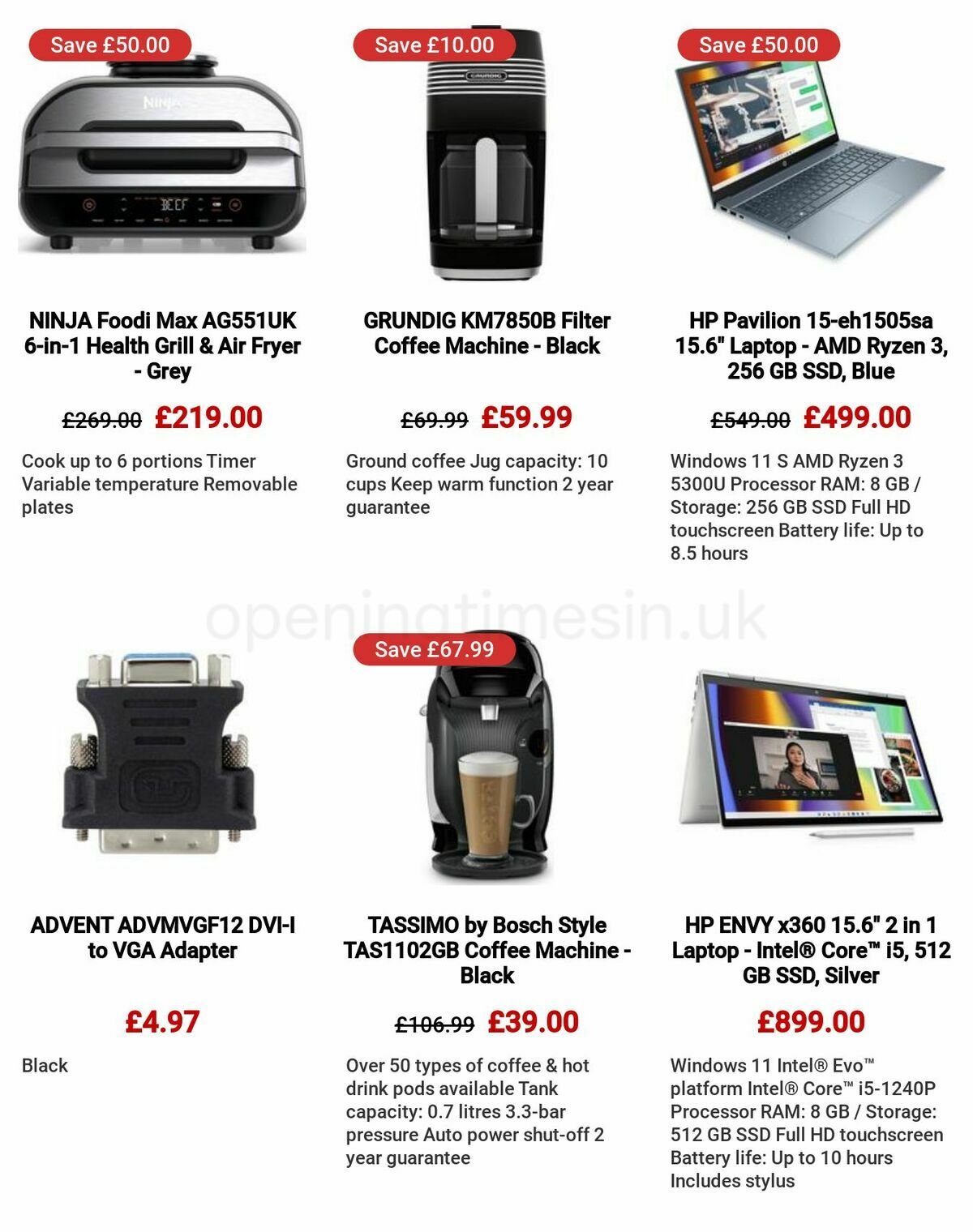 Currys Offers from 9 March