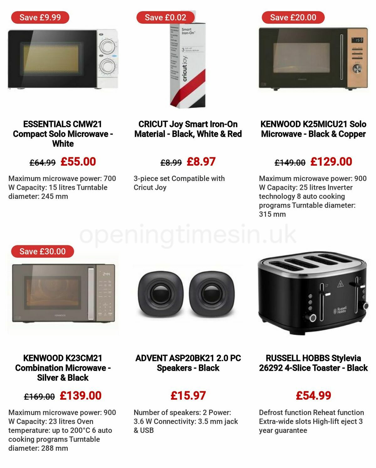 Currys Offers from 9 March