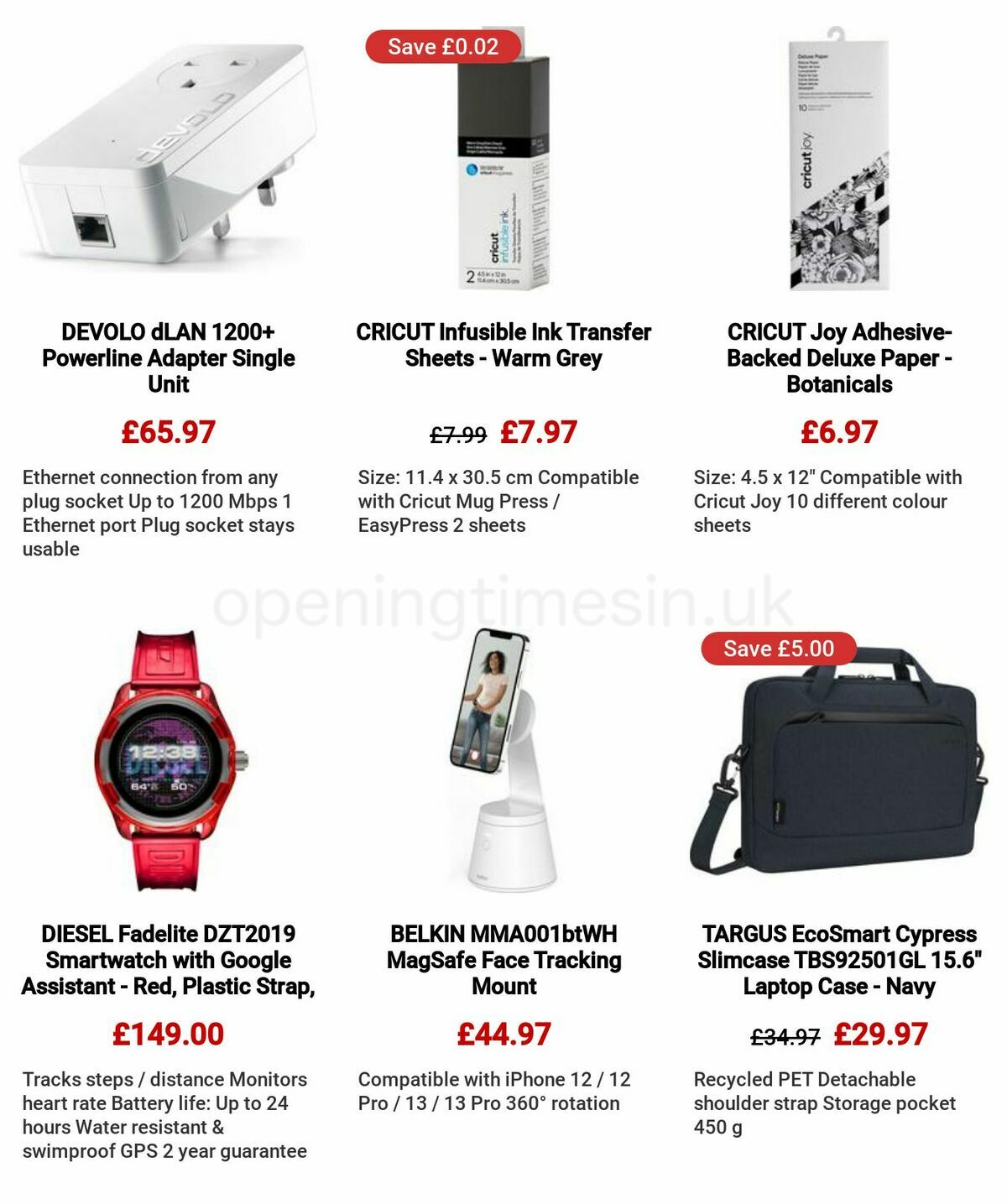 Currys Offers from 9 March