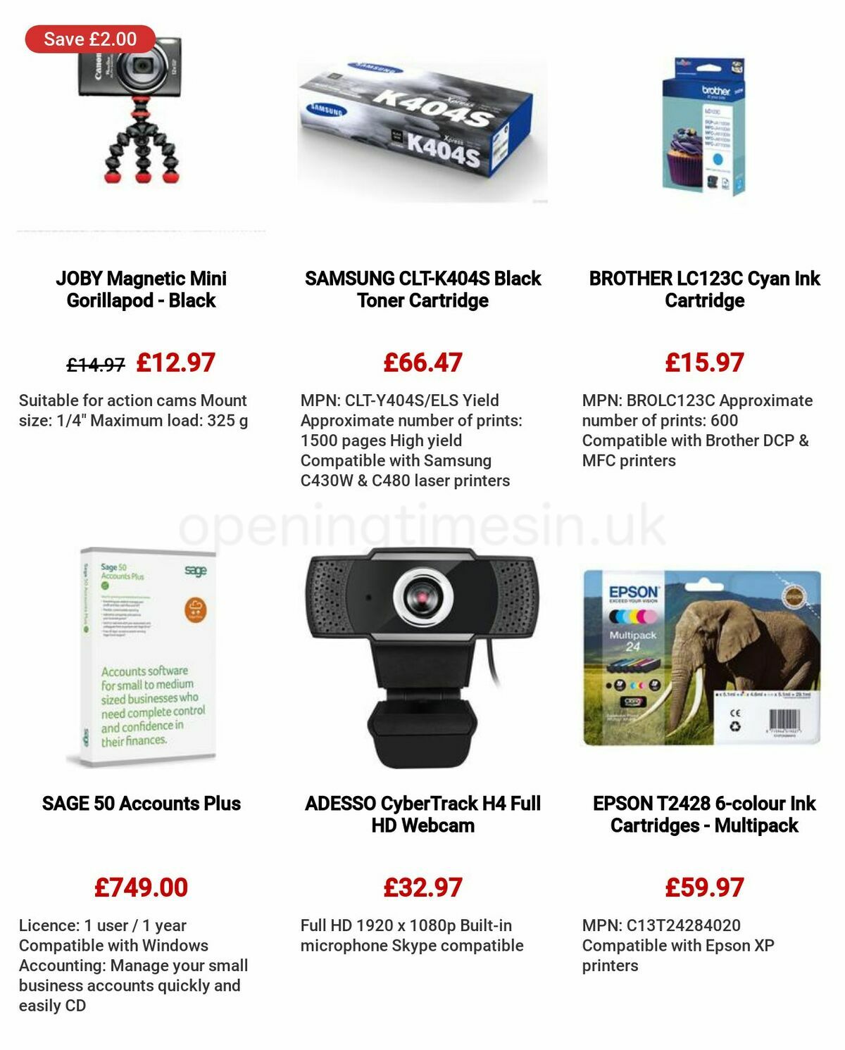 Currys Offers from 9 March