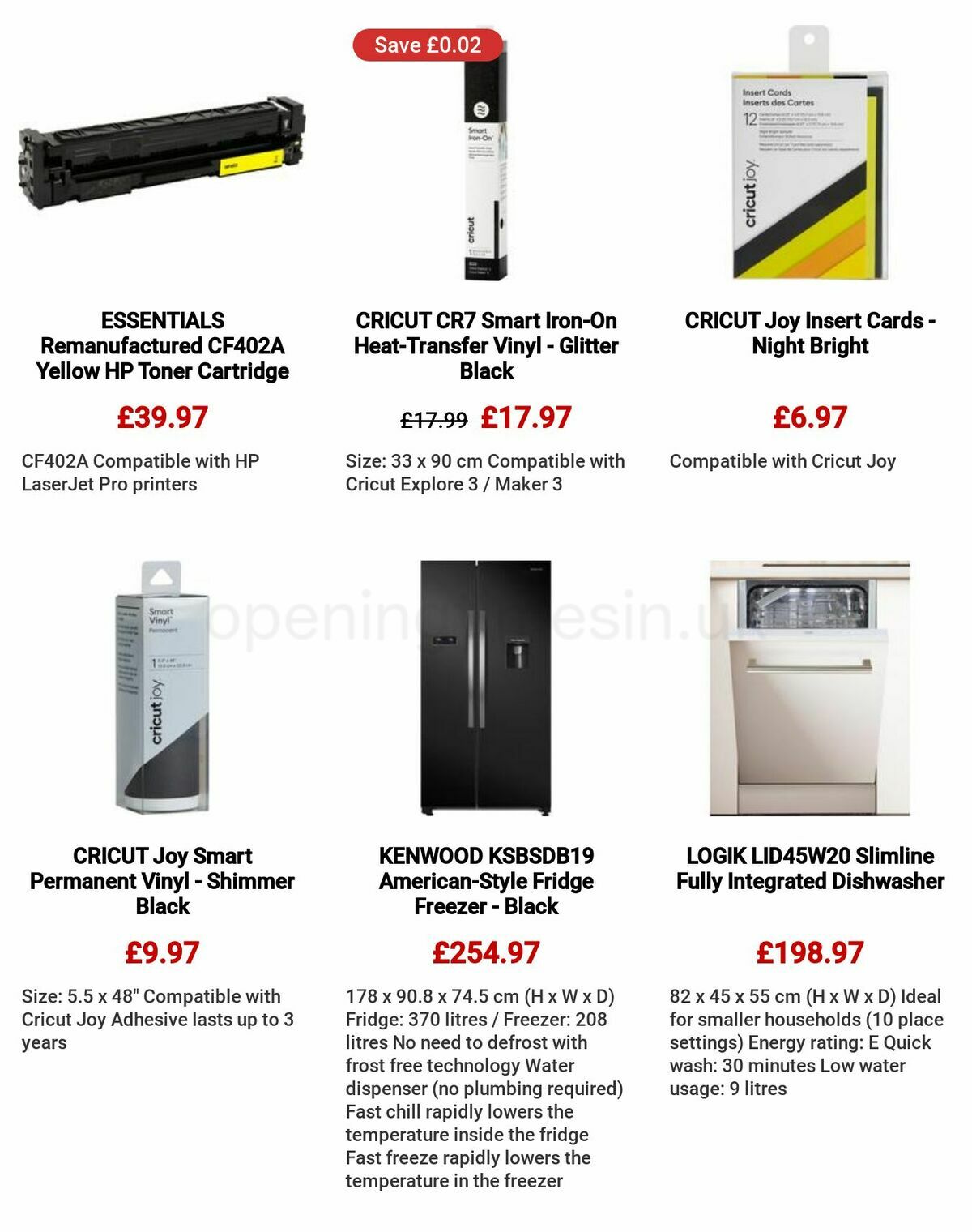 Currys Offers from 9 March