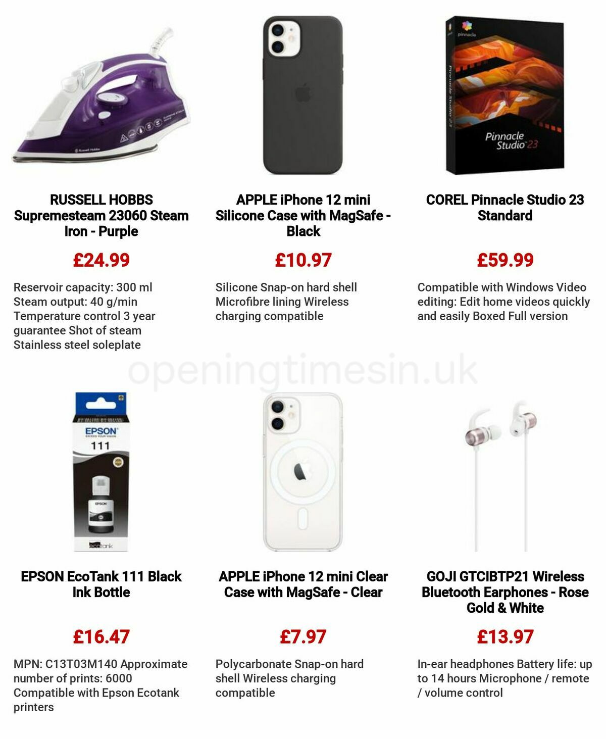 Currys Offers from 9 March