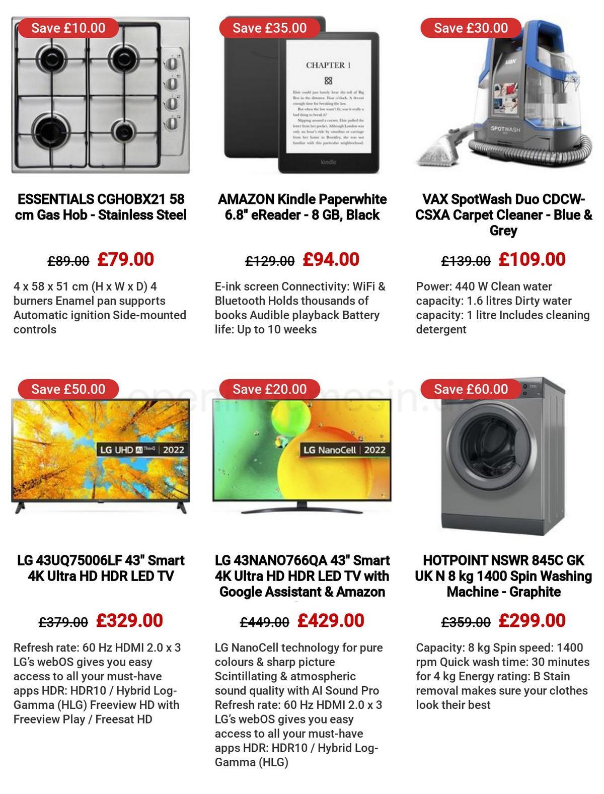 Currys Offers from 30 March