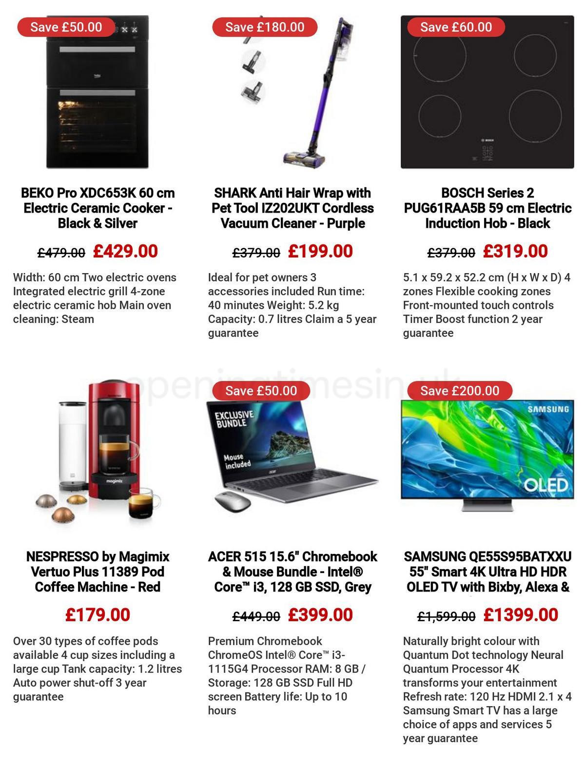 Currys Offers from 30 March