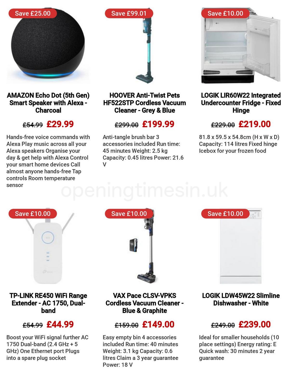 Currys Offers from 30 March