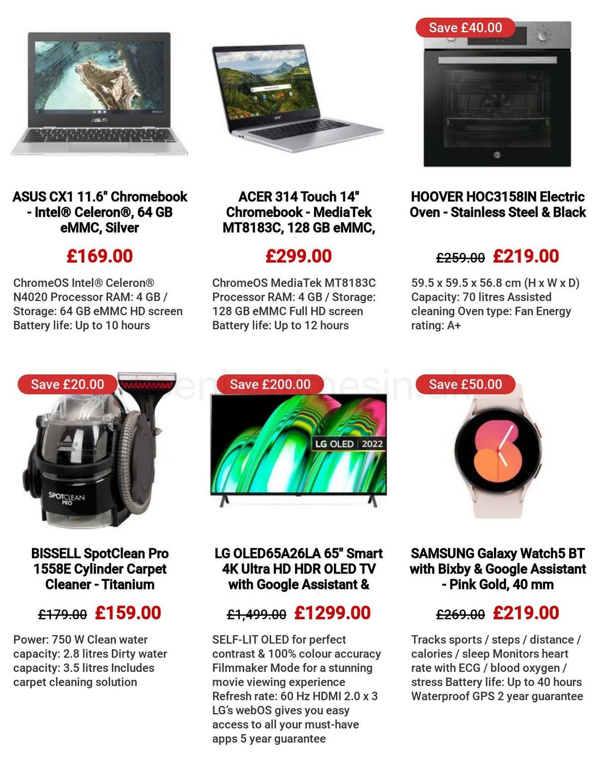 Currys Offers from 30 March