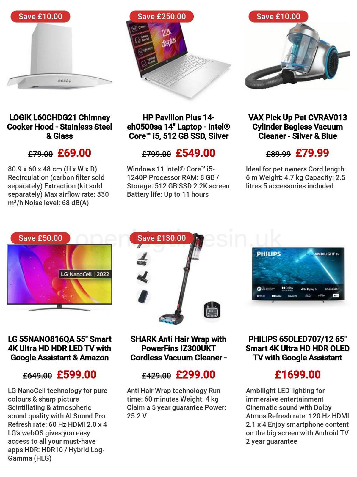 Currys Offers from 30 March