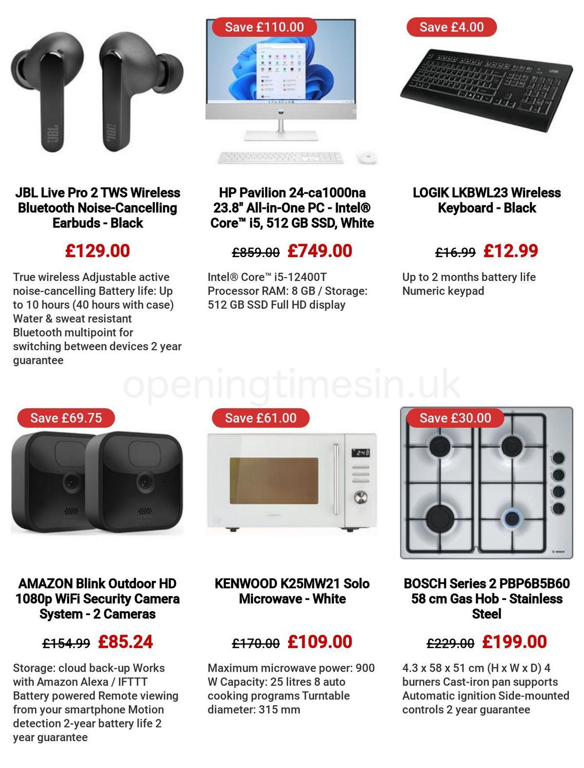 Currys Offers from 30 March