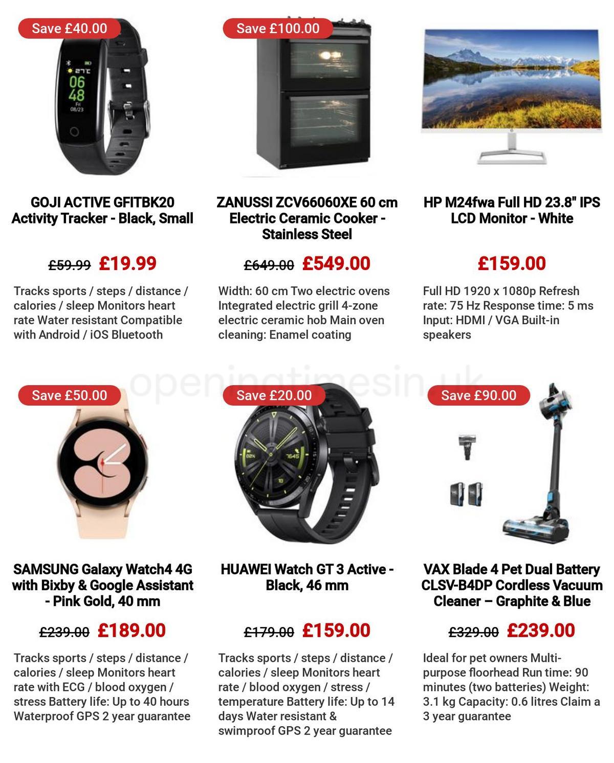 Currys Offers from 30 March