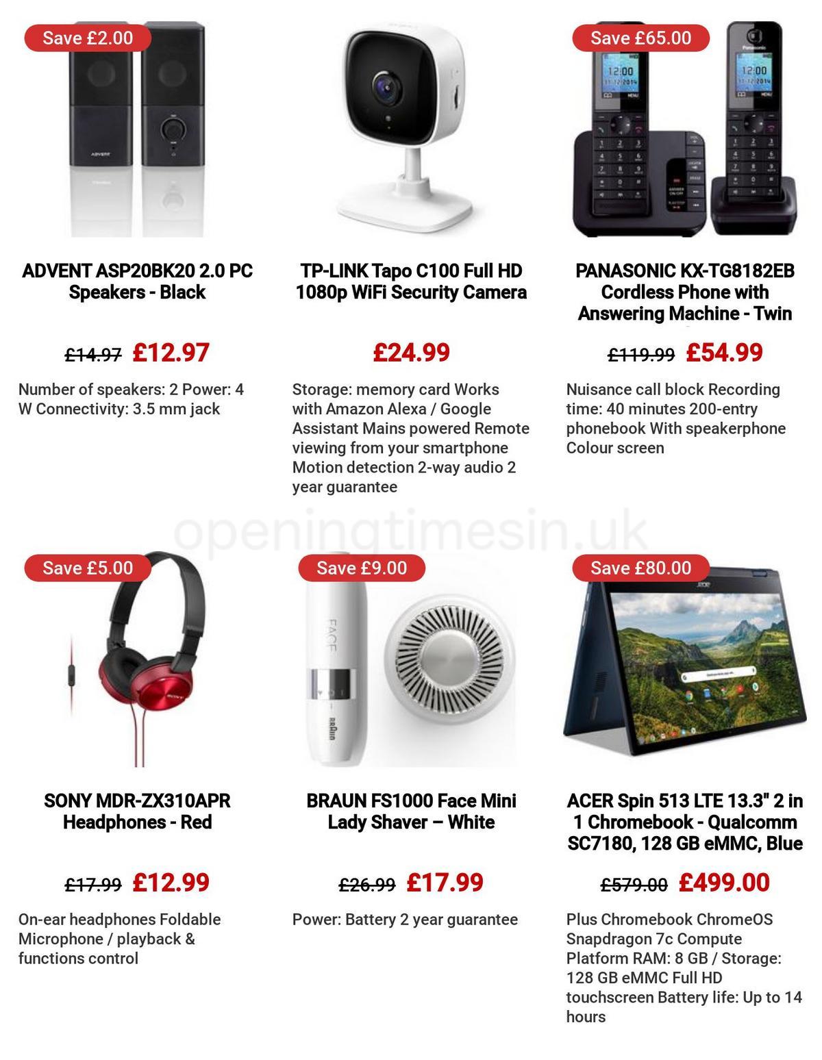Currys Offers from 30 March