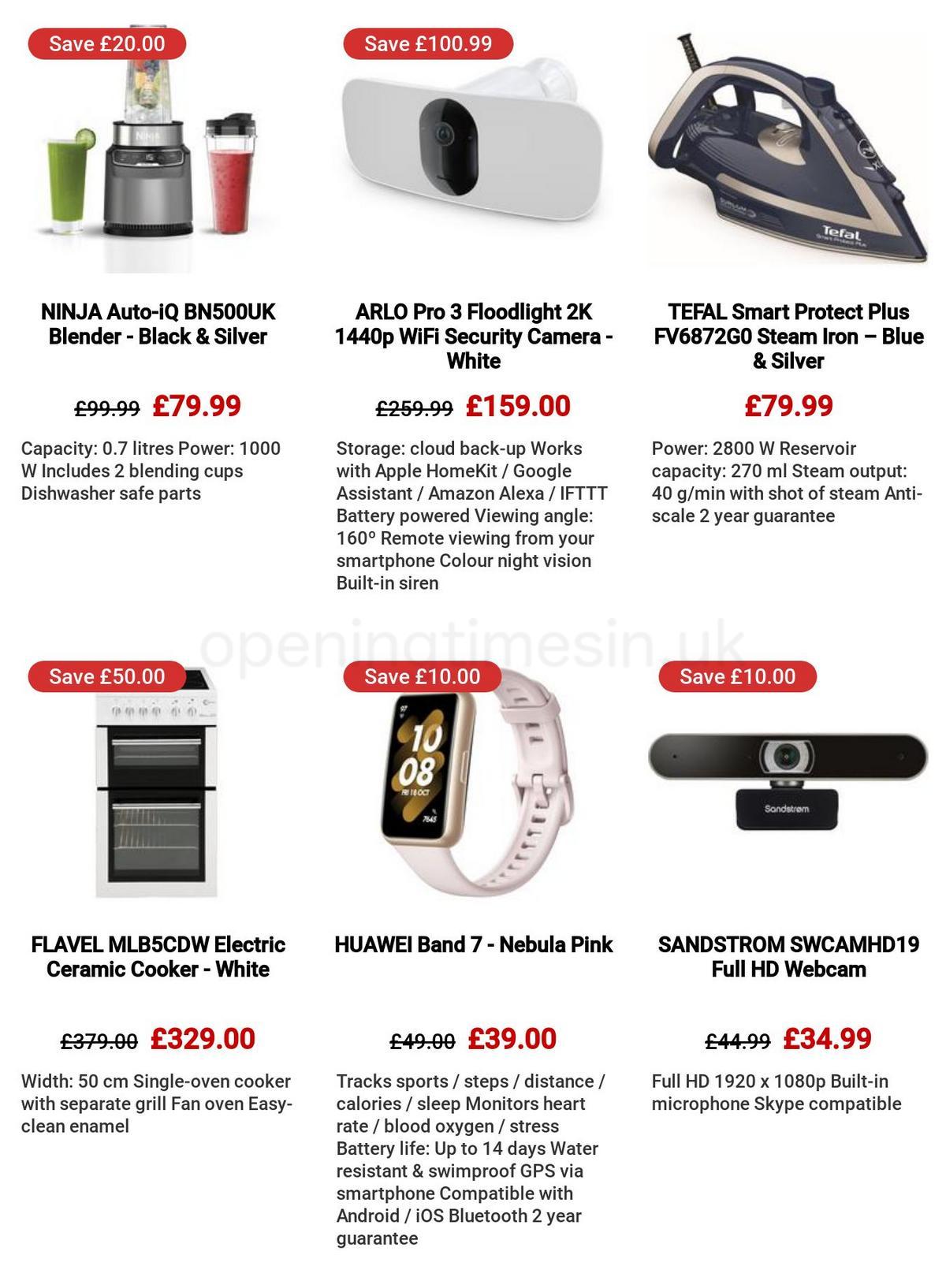 Currys Offers from 30 March