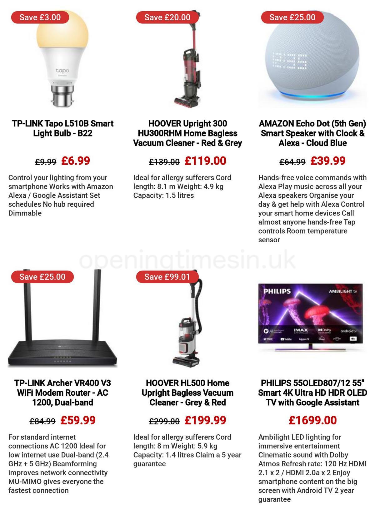 Currys Offers from 30 March